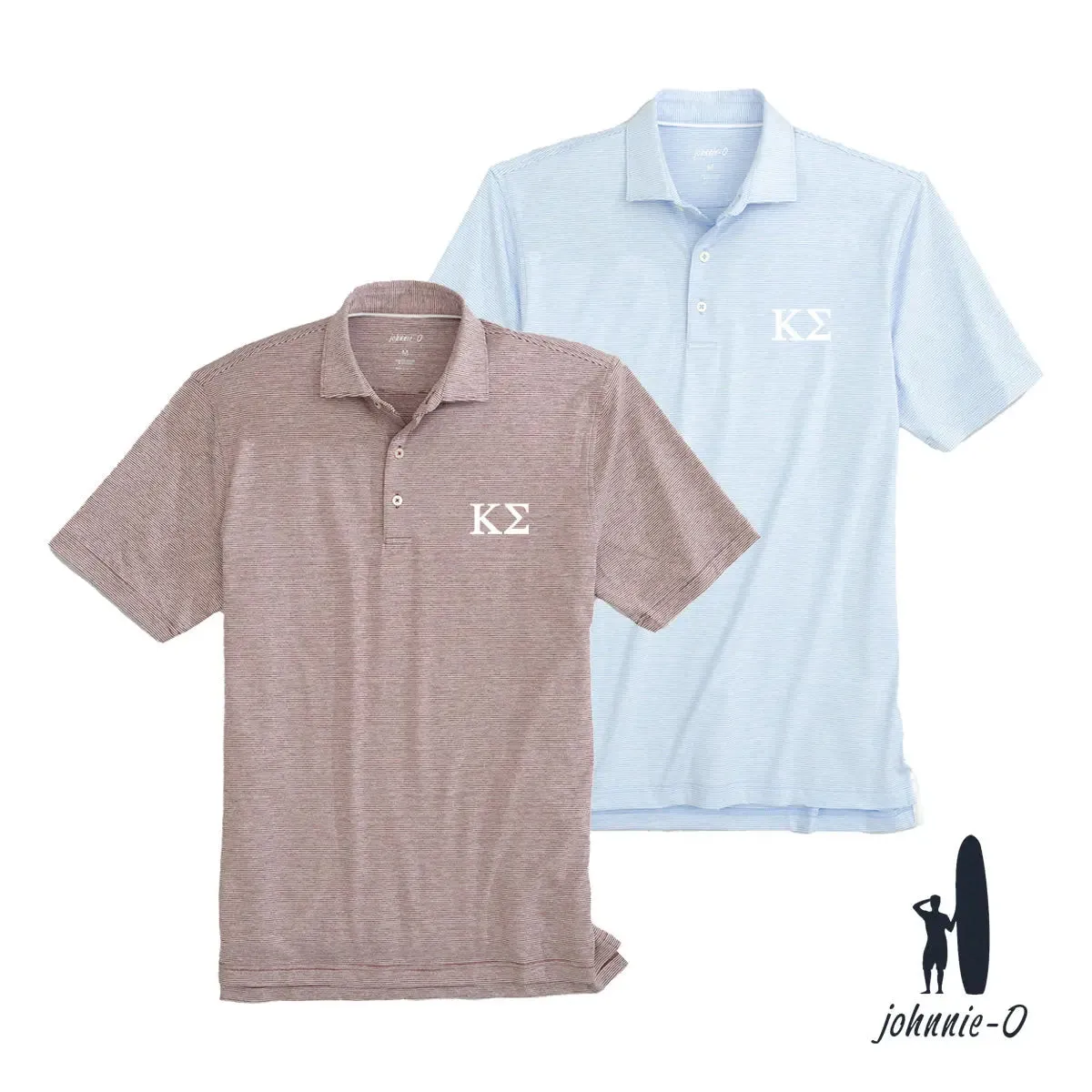 Kappa Sig Johnnie-O Striped Polo