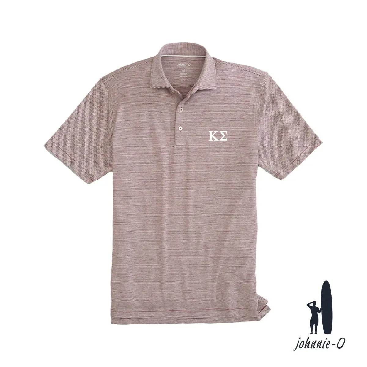 Kappa Sig Johnnie-O Striped Polo