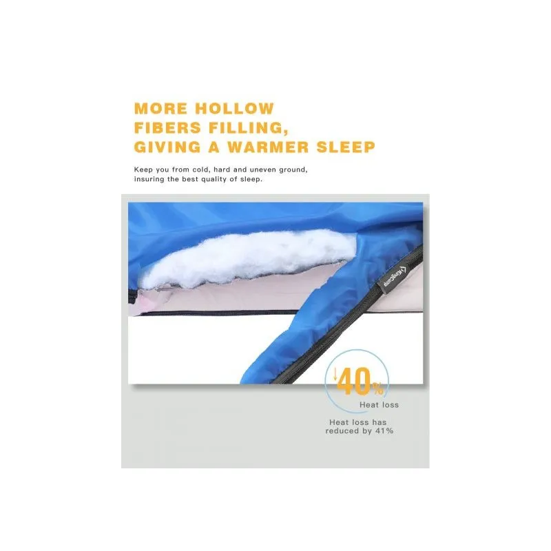 KingCamp - Oxygen 250D Sleeping Bag With Pillows