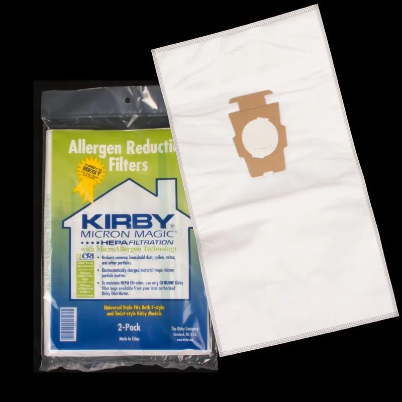 Kirby OEM Allergen Reduction HEPA Bags - Pack of 2