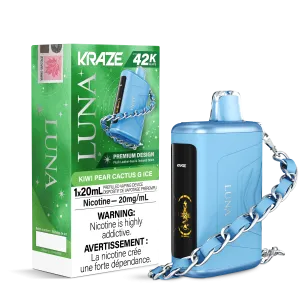 Kraze Luna - Kiwi Pear Cactus G Ice Disposable Vape