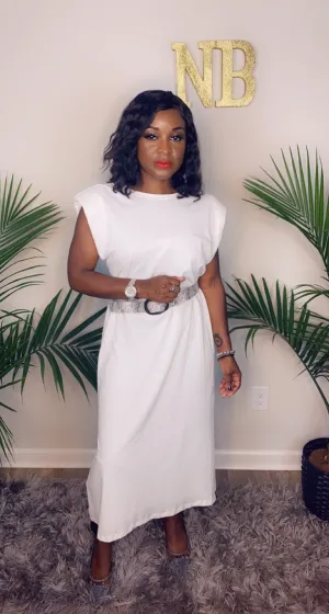 L.A. Nights Dress- White