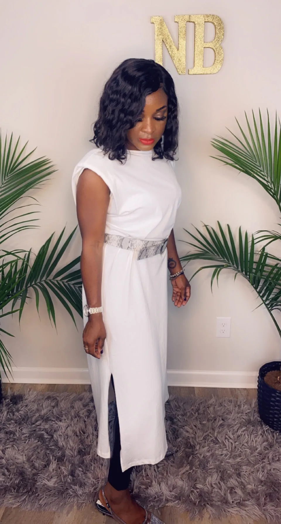 L.A. Nights Dress- White