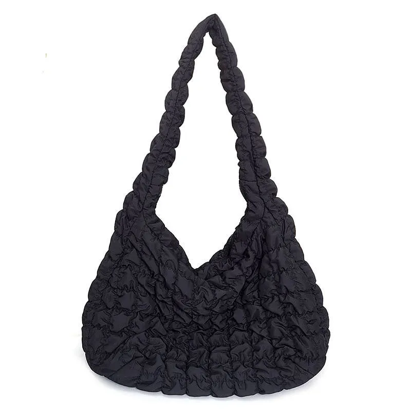 Large Capacity Bag Lady Pattern Cloud Fold Bag