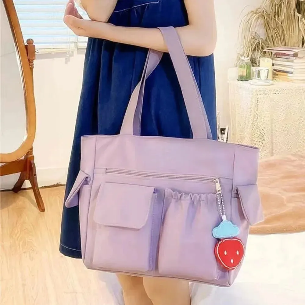 Large Capacity Crossbody Bag with Multiple Pockets, Oxford Messenger Bag - Adjustable Shoulder Bags for School Travel Work Daily