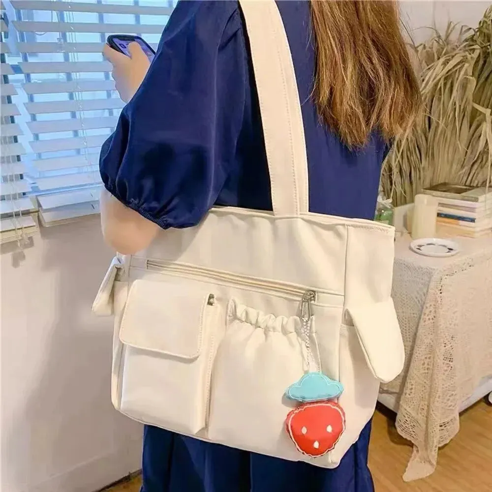 Large Capacity Crossbody Bag with Multiple Pockets, Oxford Messenger Bag - Adjustable Shoulder Bags for School Travel Work Daily