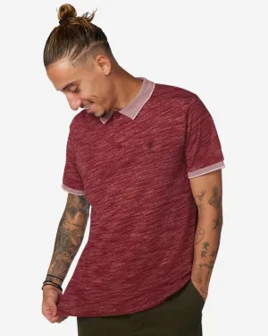 LFC Mens Space Dye Polo (Ruby)