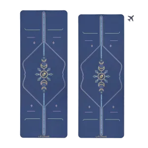 Liforme Cosmic Moon Yoga Mat & Travel Mat Bundle