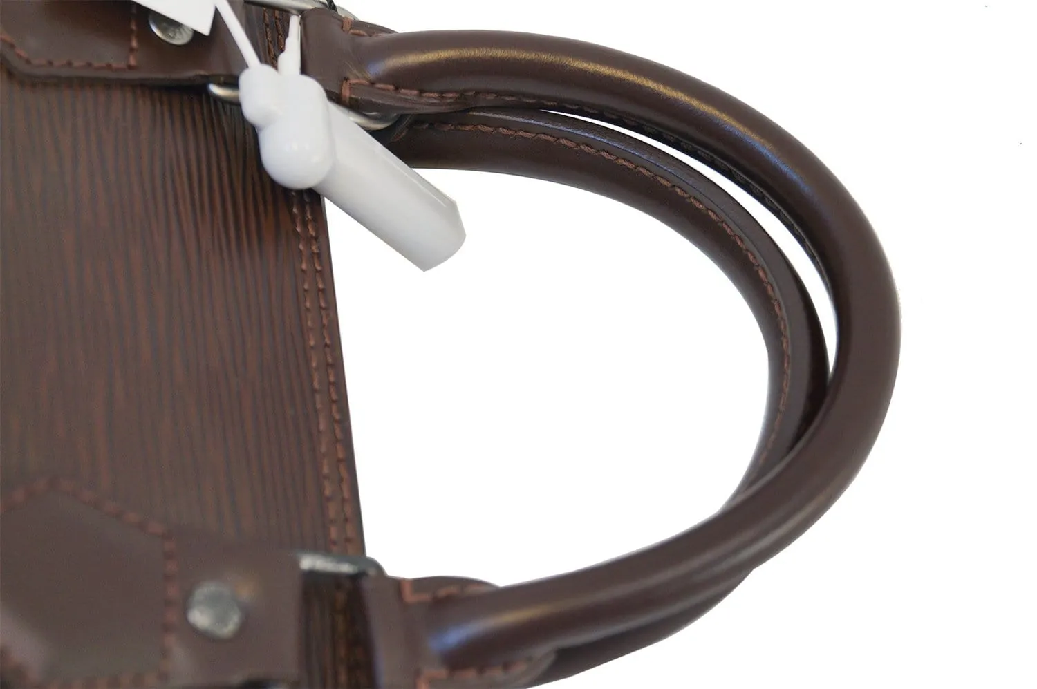 LOUIS VUITTON Epi Leather Alma Mocha Handbag