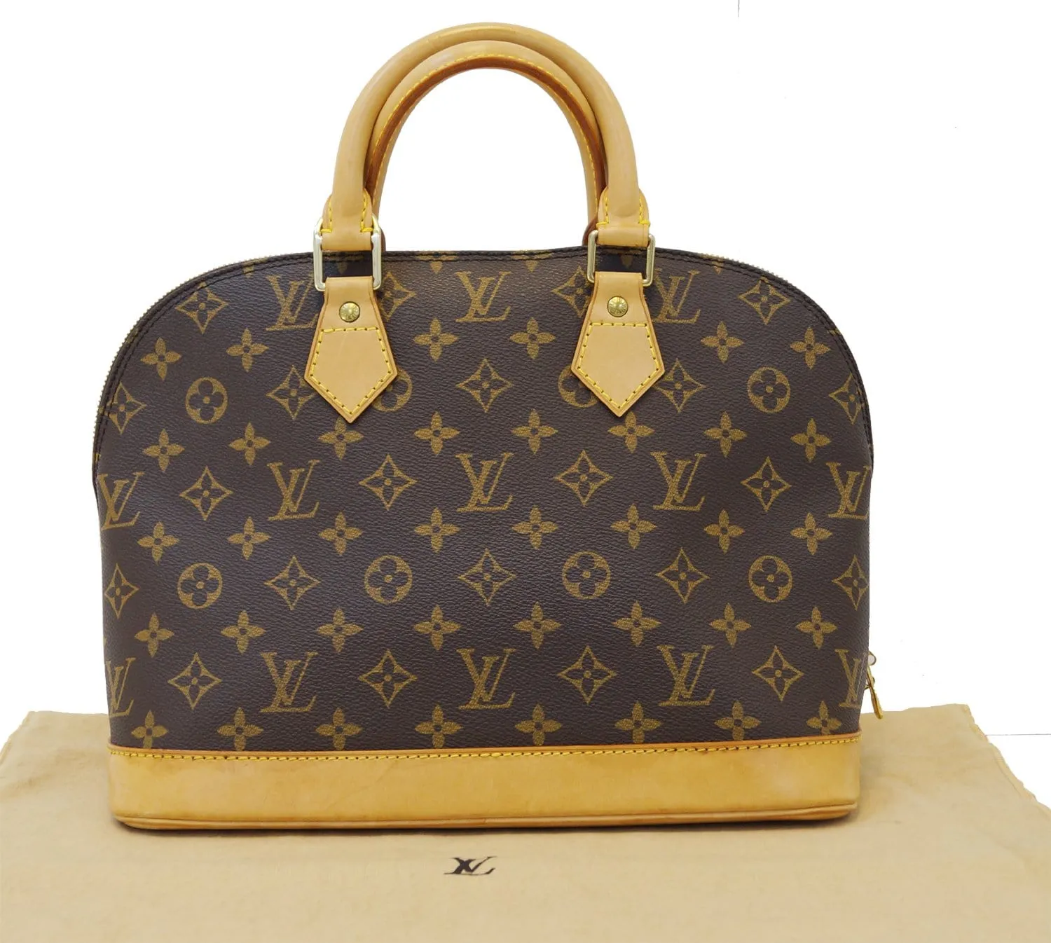 LOUIS VUITTON Monogram Canvas Alma PM Satchel Bag