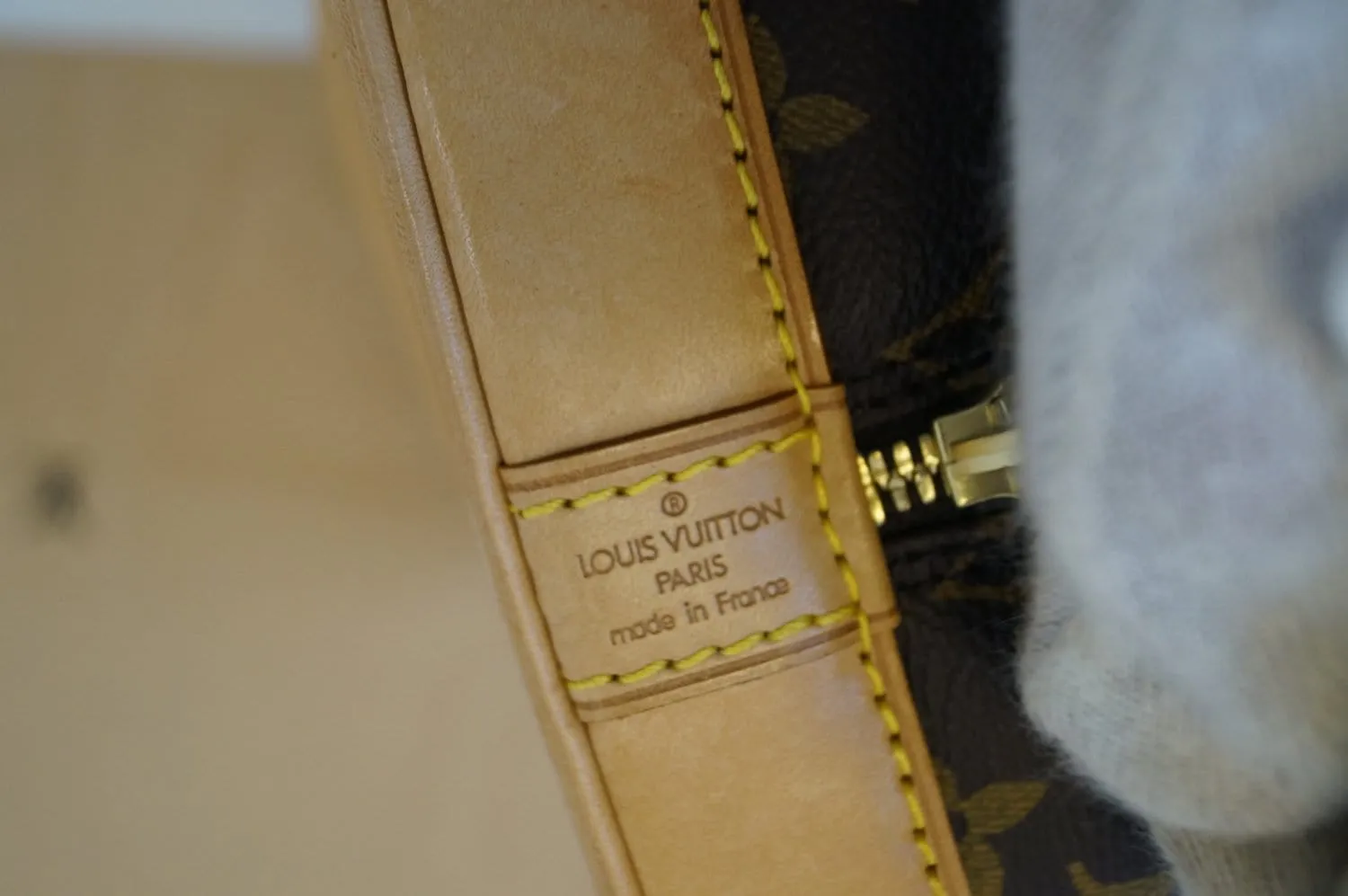 LOUIS VUITTON Monogram Canvas Alma PM Satchel Bag