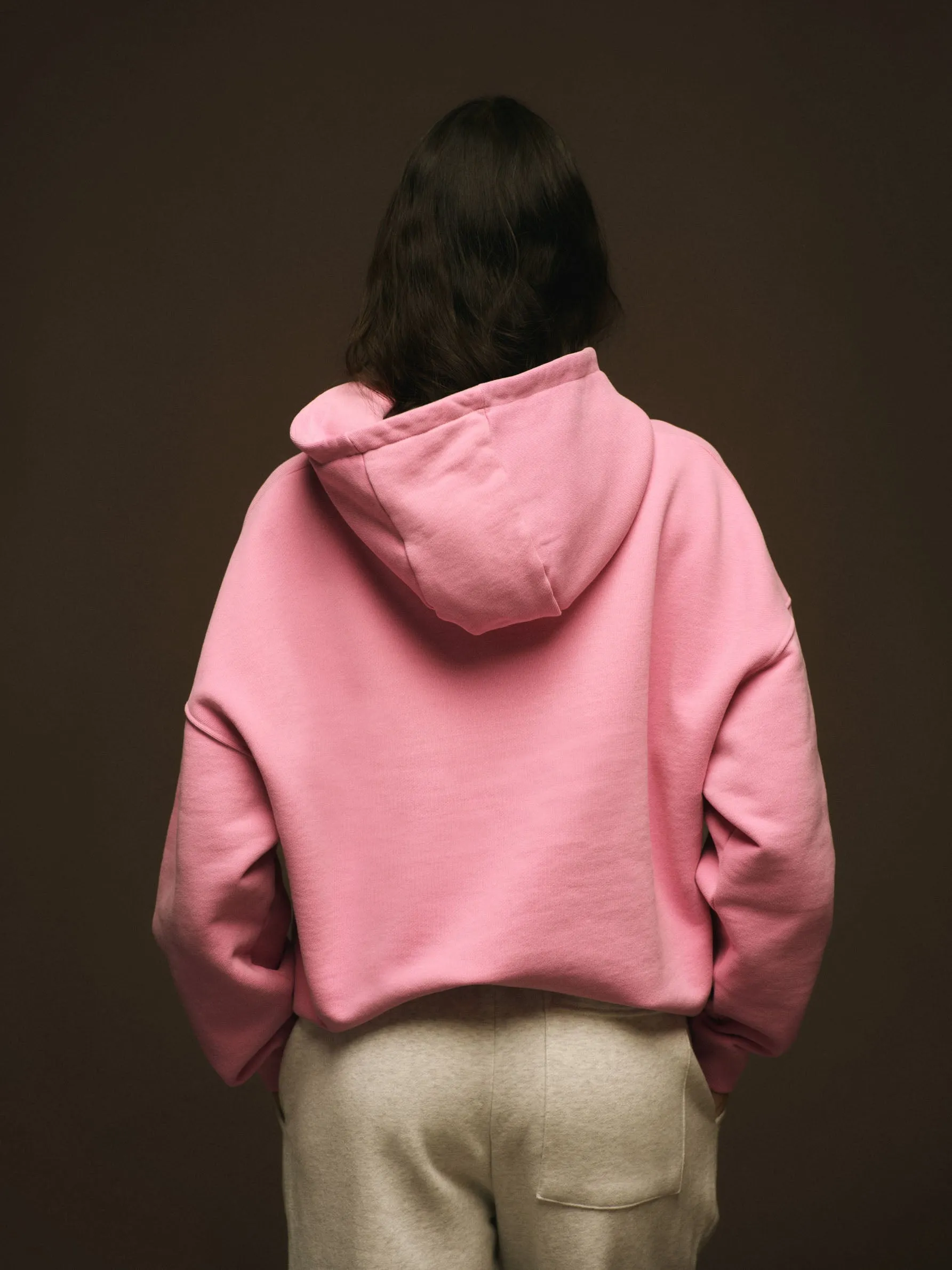 Lovers Club Oversized Hoodie - Candy Pink