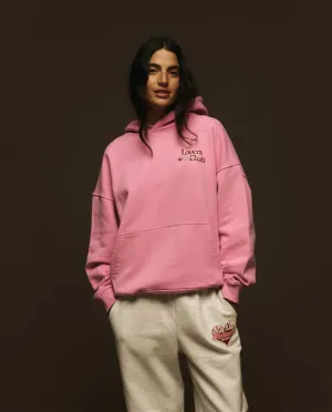 Lovers Club Oversized Hoodie - Candy Pink