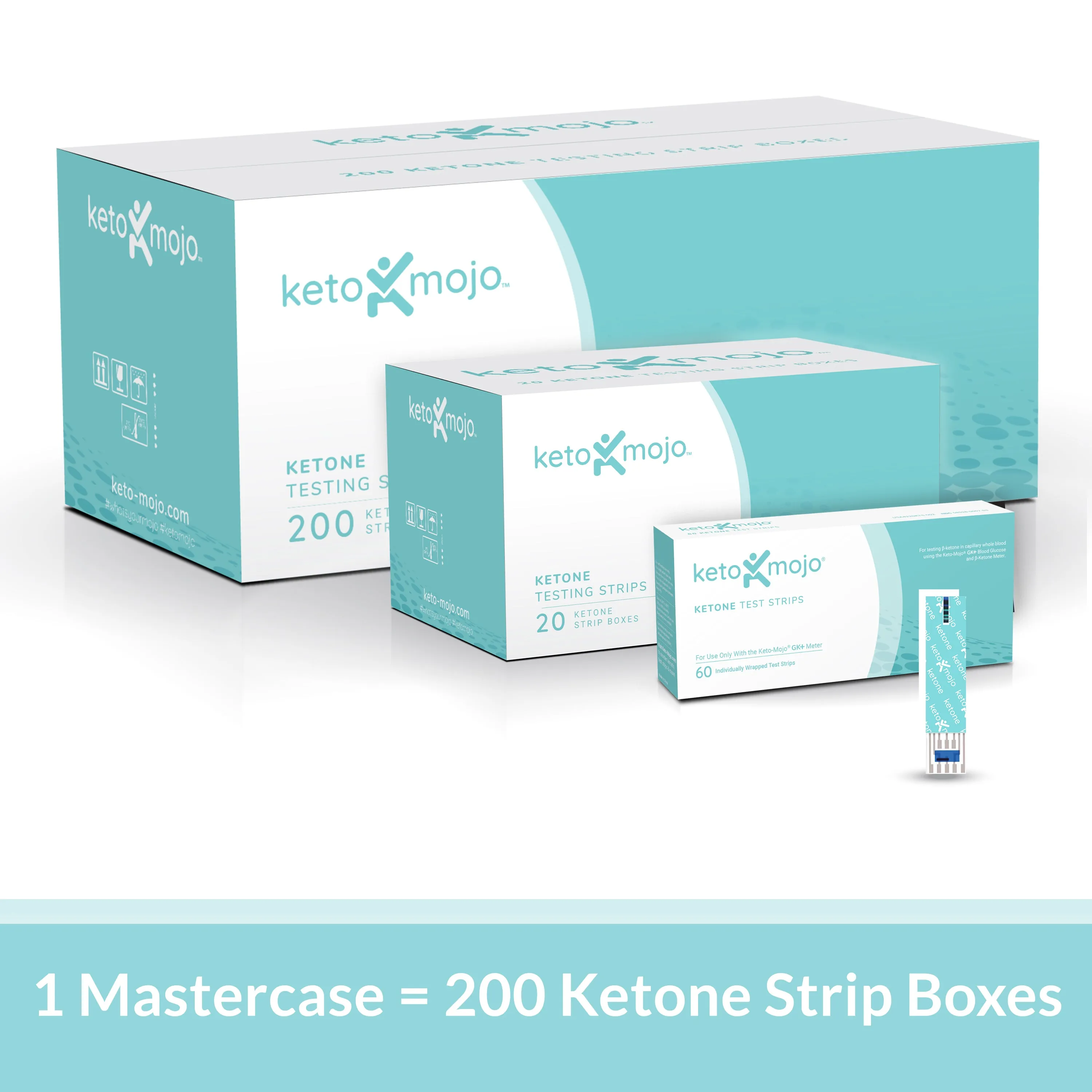 Mastercase - GK  Ketone Test Strips (200 units)
