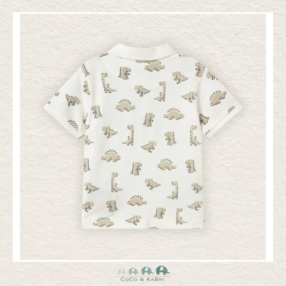 Mayoral Boys: Short Sleeve Dinosaur Polo Shirt