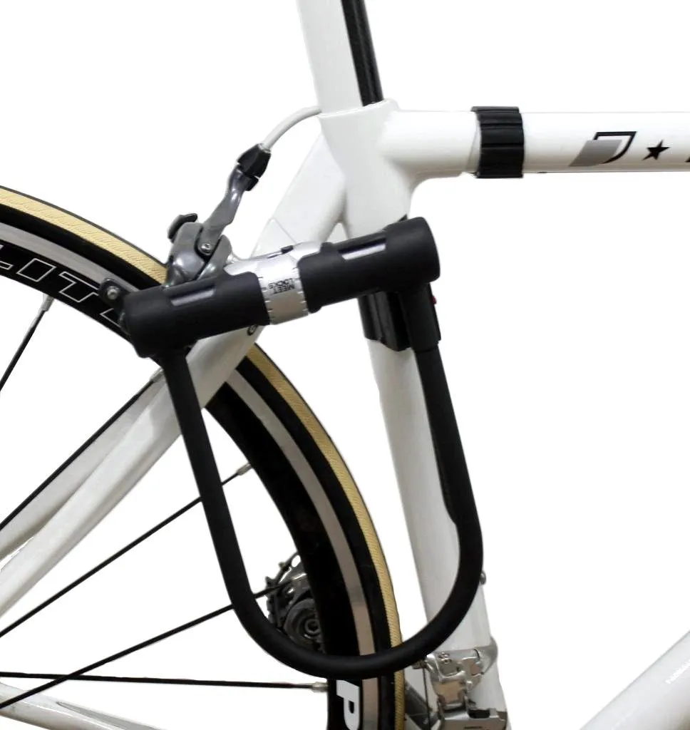 MEETLOCKS Bike U Lock  12mm with Sturdy Mounting Bracket 3 Keys