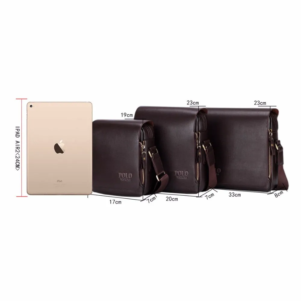 Men's Crossbody Collection 2019 VICUNA POLO New Arrival Fashion Business Leather Men Messenger Bags Promotional Small Crossbody Shoulder Bag Casual Man Bag