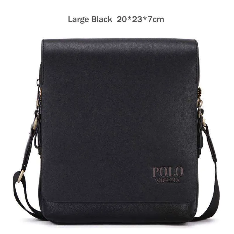 Men's Crossbody Collection 2019 VICUNA POLO New Arrival Fashion Business Leather Men Messenger Bags Promotional Small Crossbody Shoulder Bag Casual Man Bag