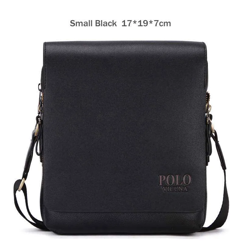 Men's Crossbody Collection 2019 VICUNA POLO New Arrival Fashion Business Leather Men Messenger Bags Promotional Small Crossbody Shoulder Bag Casual Man Bag