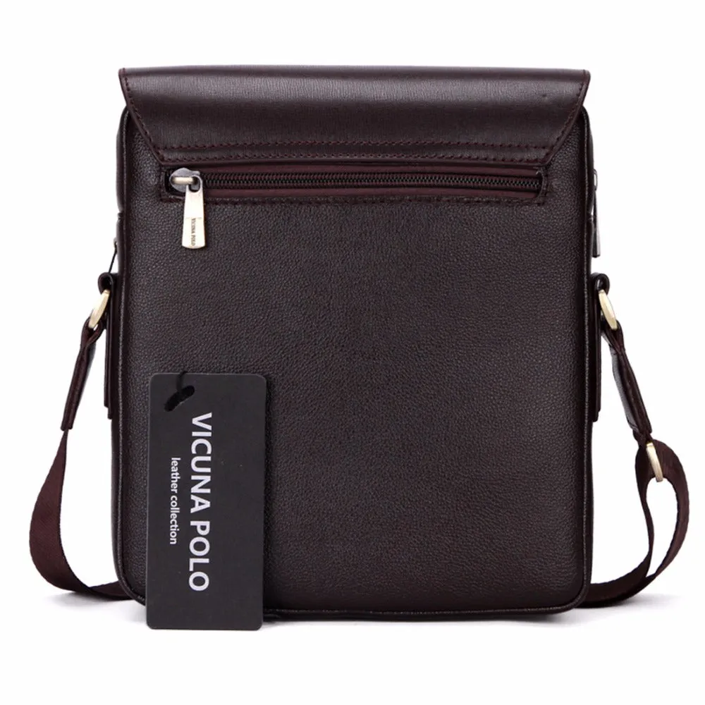 Men's Crossbody Collection 2019 VICUNA POLO New Arrival Fashion Business Leather Men Messenger Bags Promotional Small Crossbody Shoulder Bag Casual Man Bag
