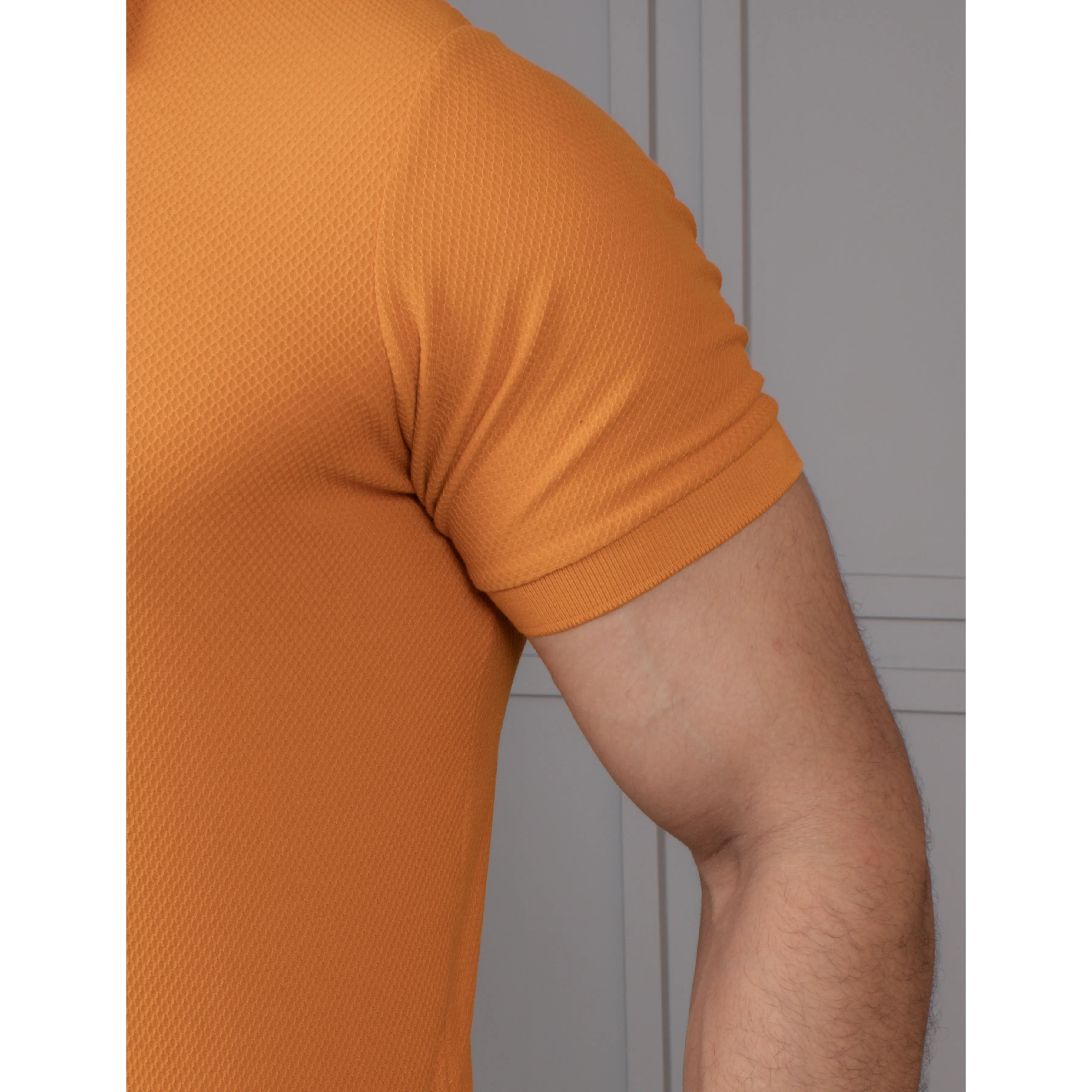 Men's Popcorn Half Sleeve Polo Code-B