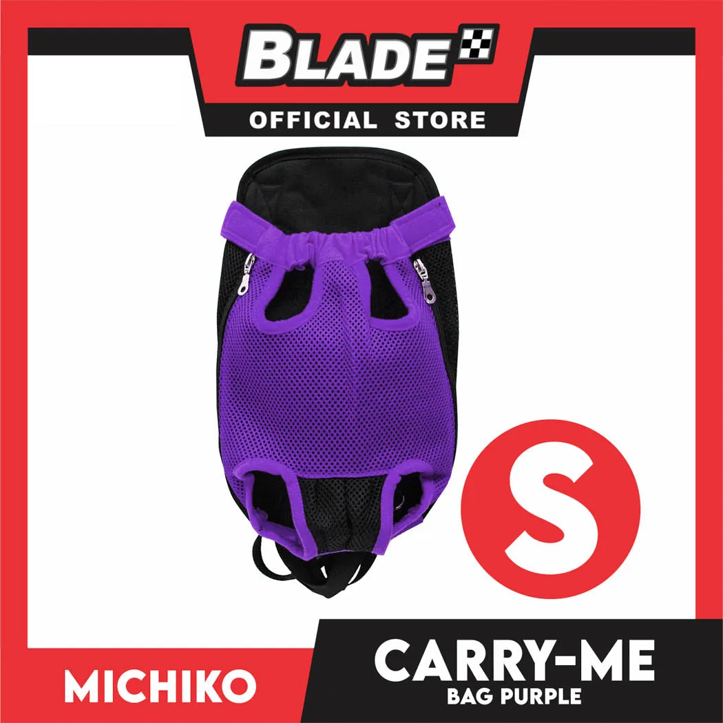 Michiko Carry Me Pet Bag Carrier Purple (Small)