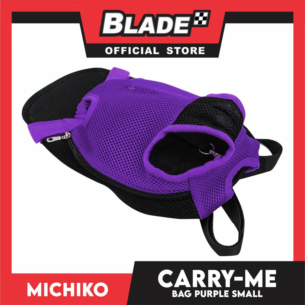 Michiko Carry Me Pet Bag Carrier Purple (Small)