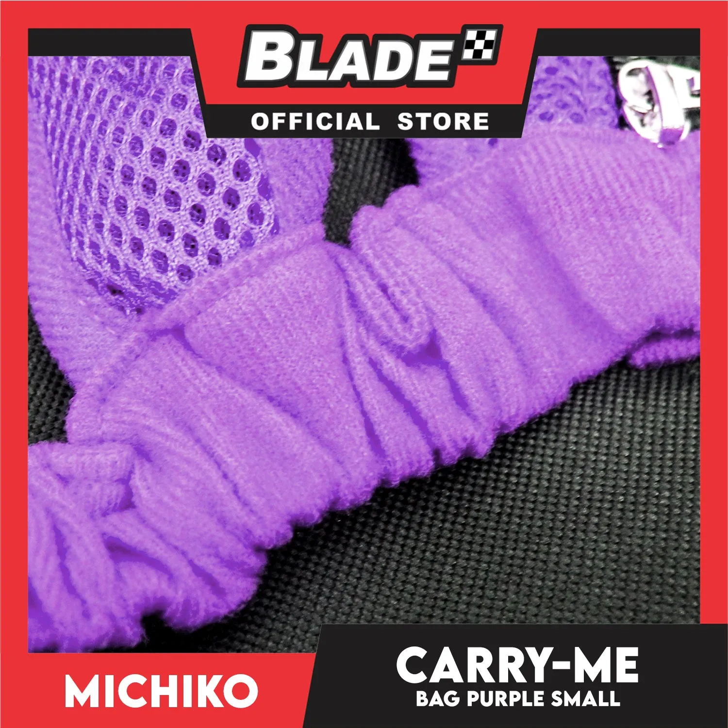 Michiko Carry Me Pet Bag Carrier Purple (Small)