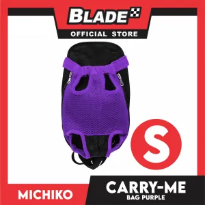 Michiko Carry Me Pet Bag Carrier Purple (Small)