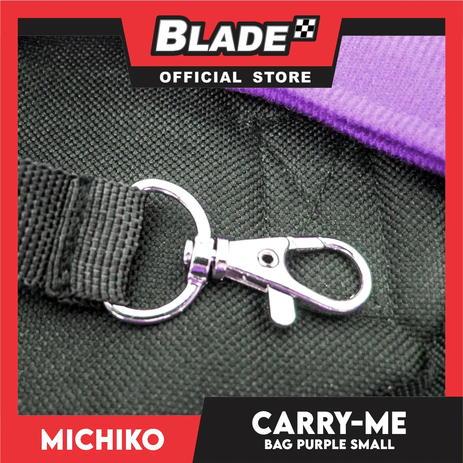 Michiko Carry Me Pet Bag Carrier Purple (Small)