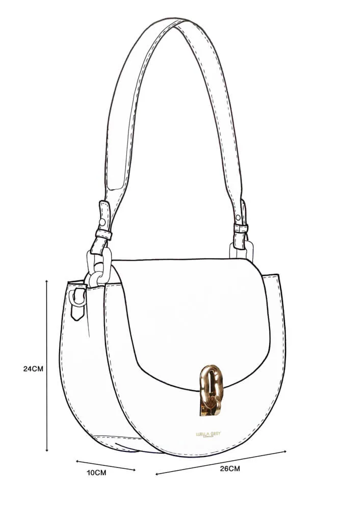 Mildred Sage Saddle Crossbody