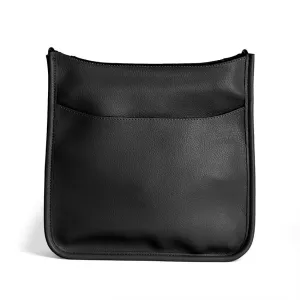 Mini Alma Zip Top Messenger Bag-Black
