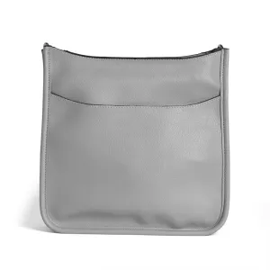 Mini Alma Zip Top Messenger Bag-Gray