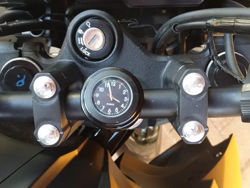 Motorcycle Handlebar Clock