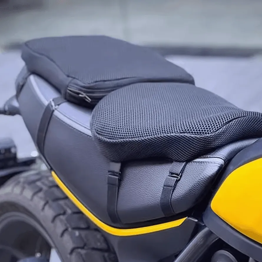 Motorcycle Honeycomb Technology Shock-Absorbing Breathable Seat Cushion