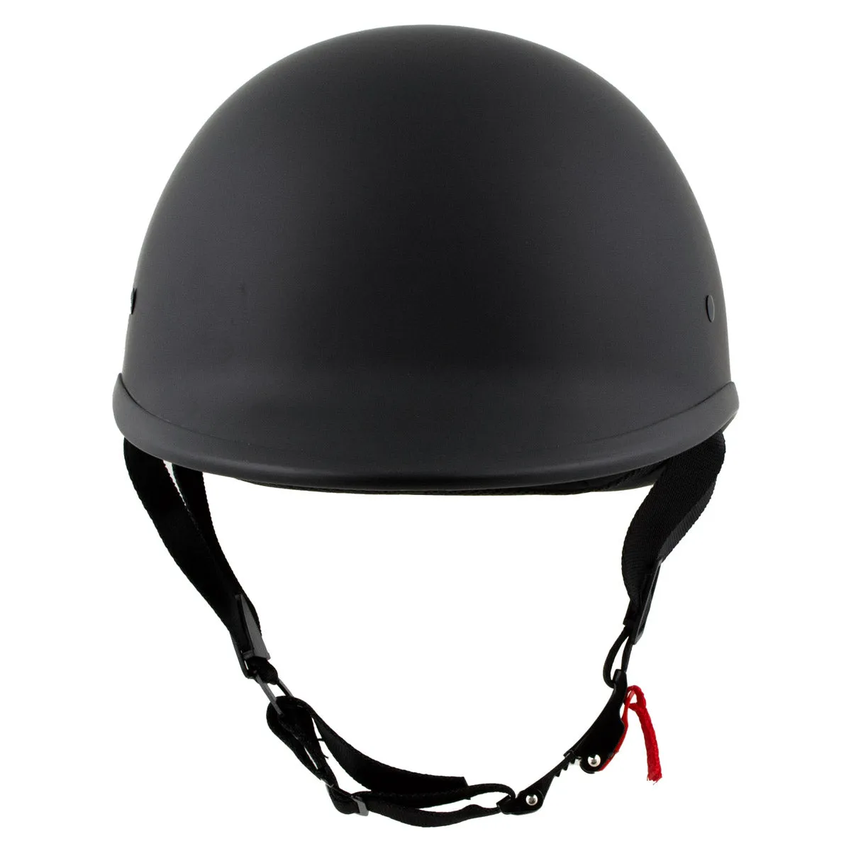 MPH9750DOT Dot Approved Matte Black 'Polo' Half Motorcycle Face Motorcycle Half Motorcycle Helmet for Men and Women  Biker