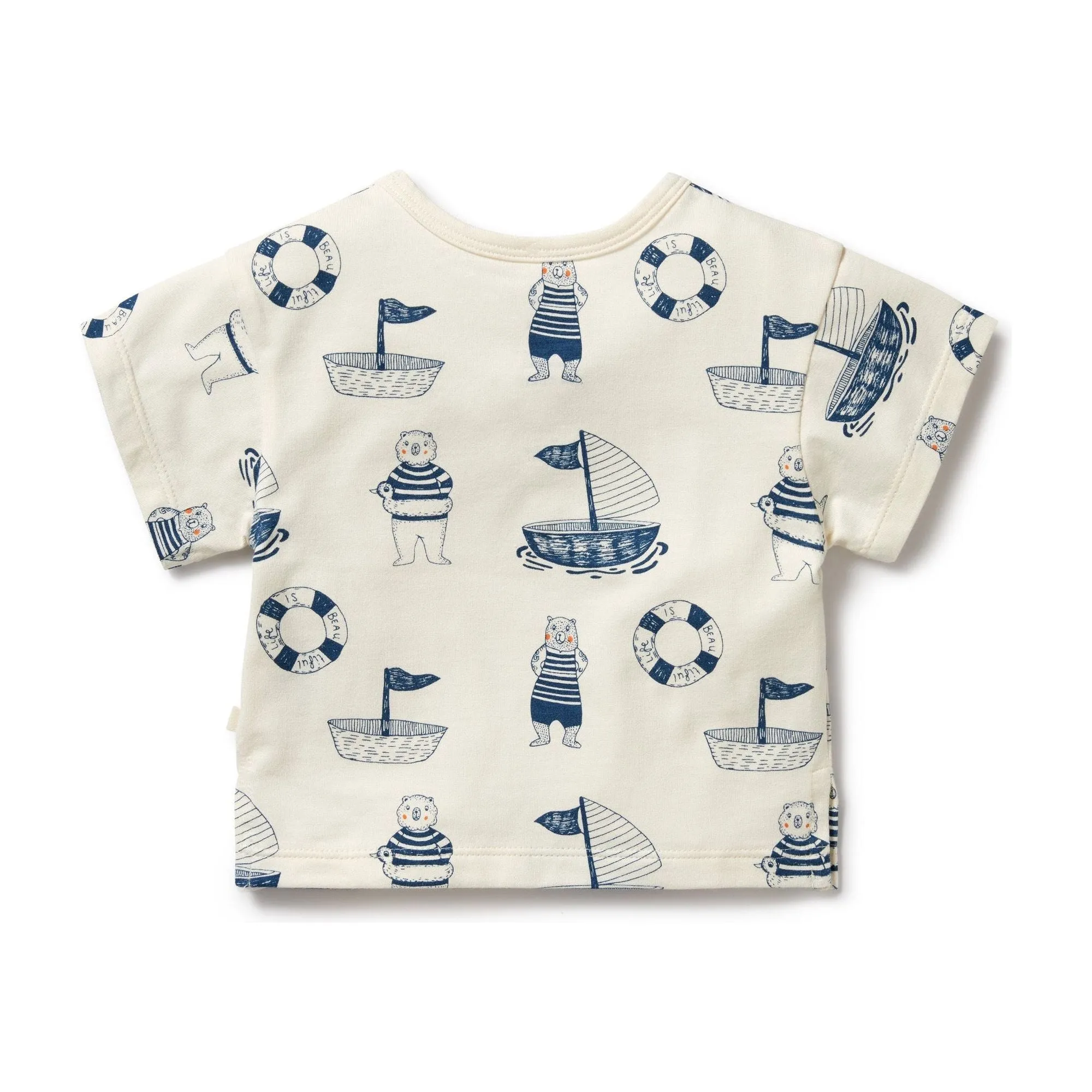 Nautical Bear Organic Tee