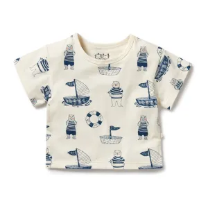Nautical Bear Organic Tee