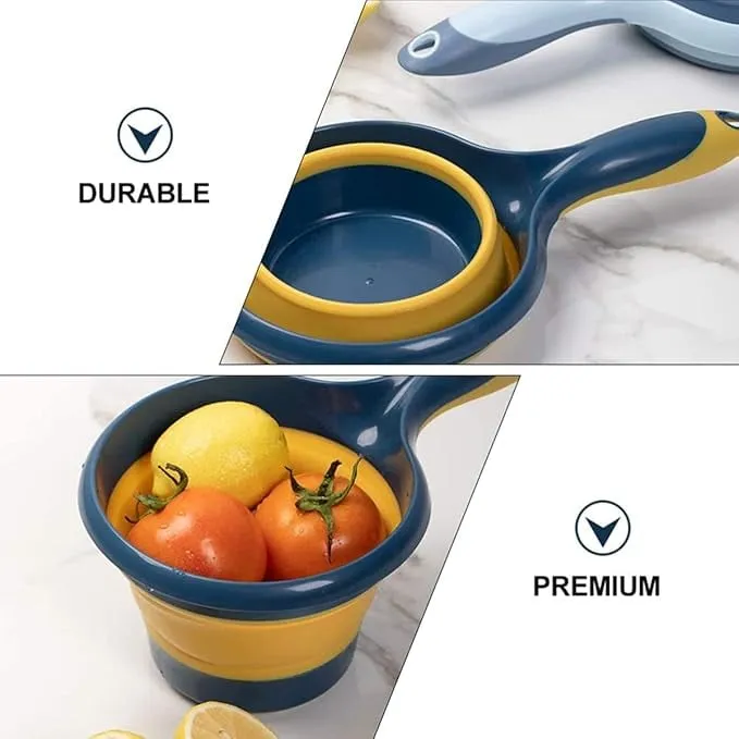 NEW Collapsible Scoop Folding Water Ladle Garden Bathroom Spoon Kitchen Water Scoop Dipper Plastic Bath Spoon 1pcs