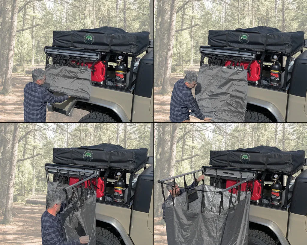Overland Vehicle Systems Car Camping Side Shower Tent