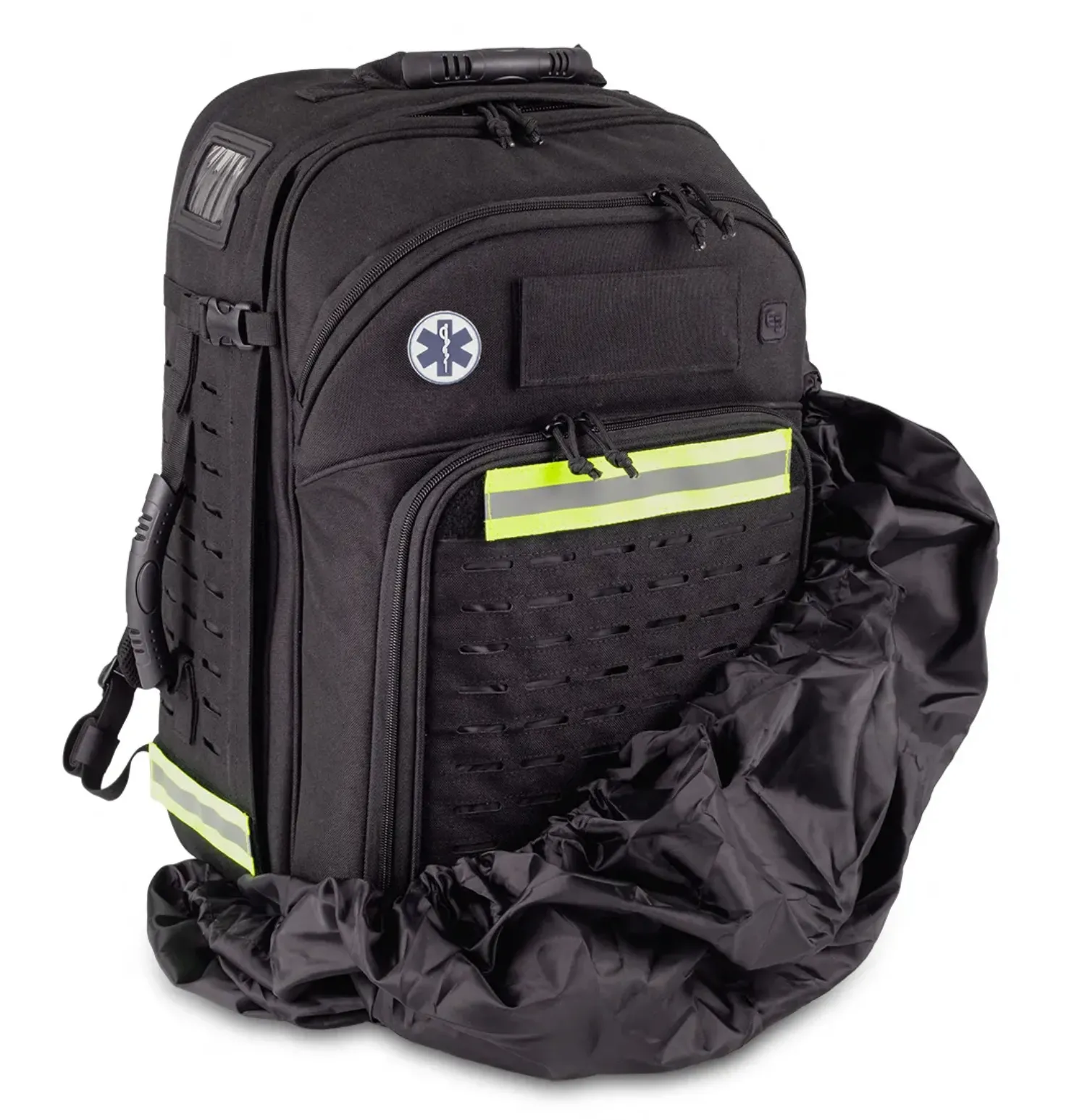 PARAMEDS XL Big-sized Rescue Tactical Backpack Black Medical Emergency Bag