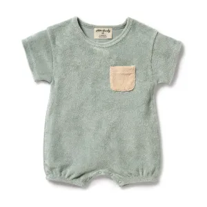 Pistachio Organic Terry Growsuit