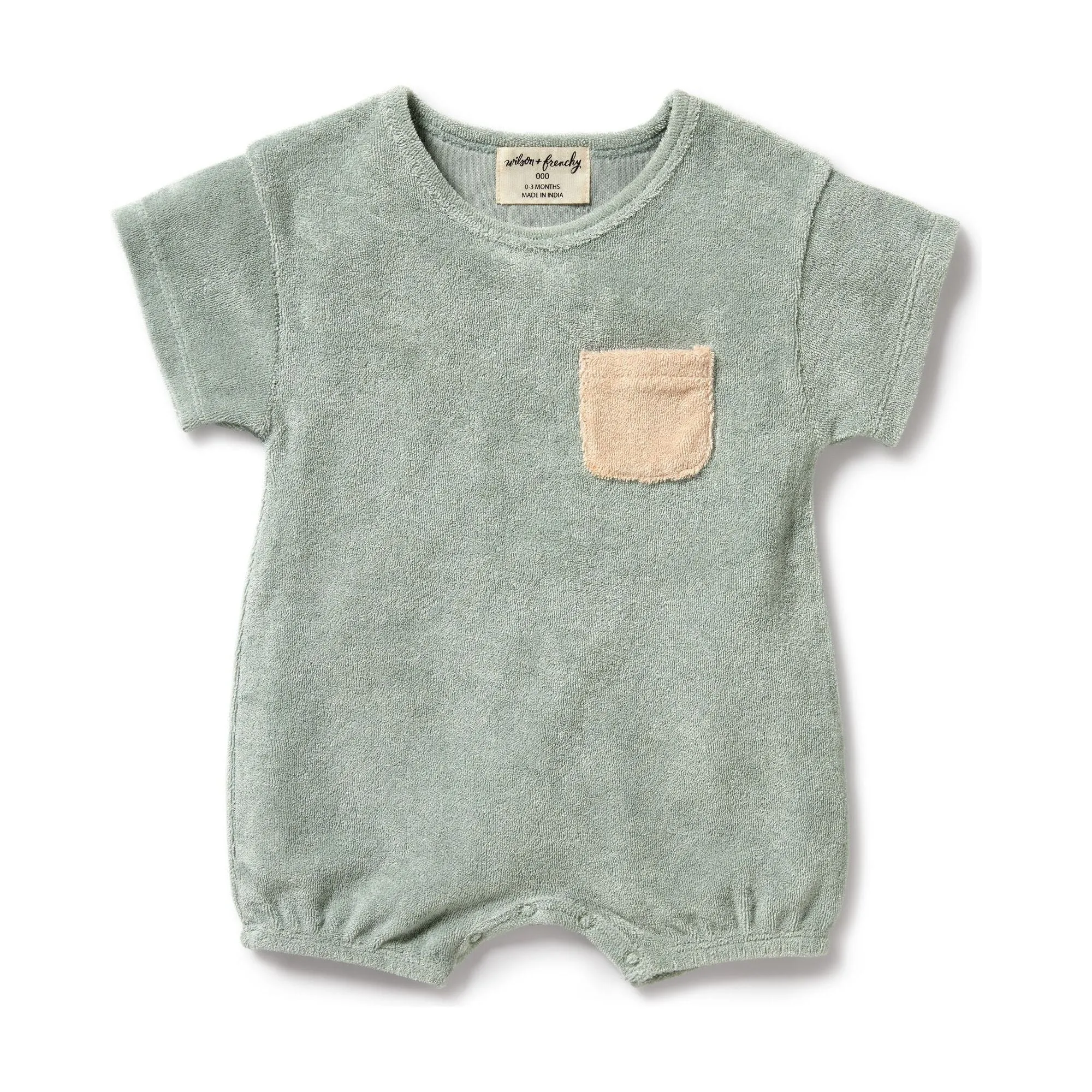 Pistachio Organic Terry Growsuit