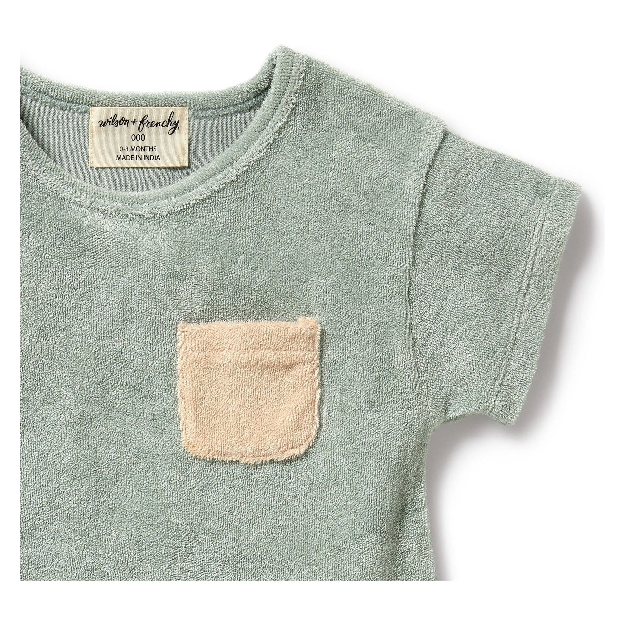 Pistachio Organic Terry Growsuit