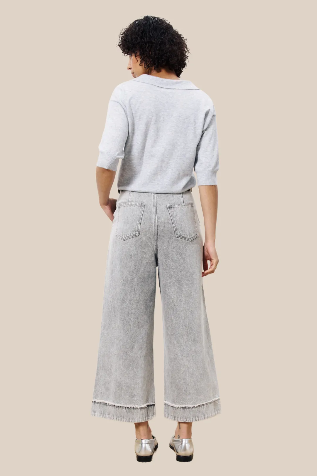 PLUME SWEATER-GRIS