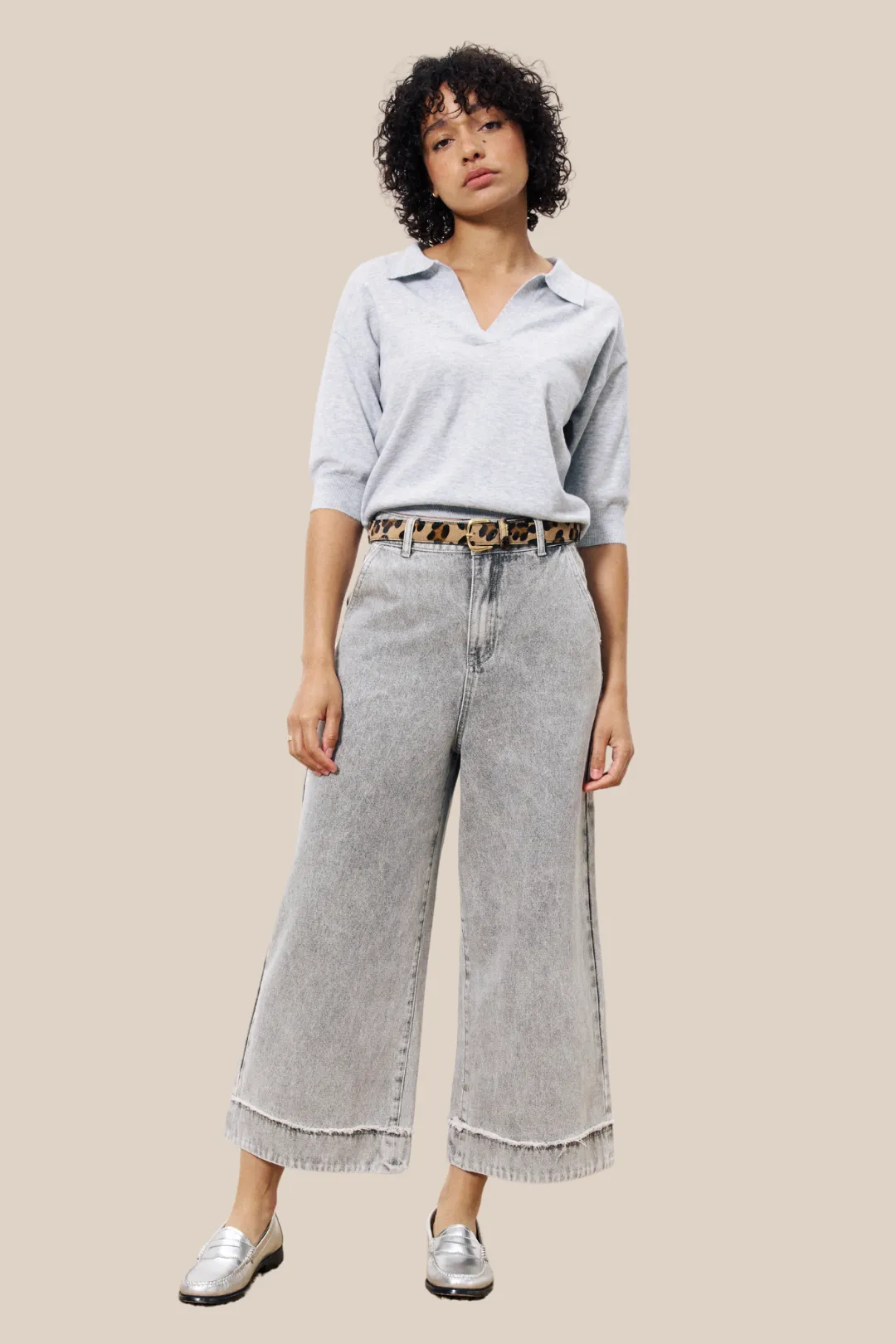PLUME SWEATER-GRIS