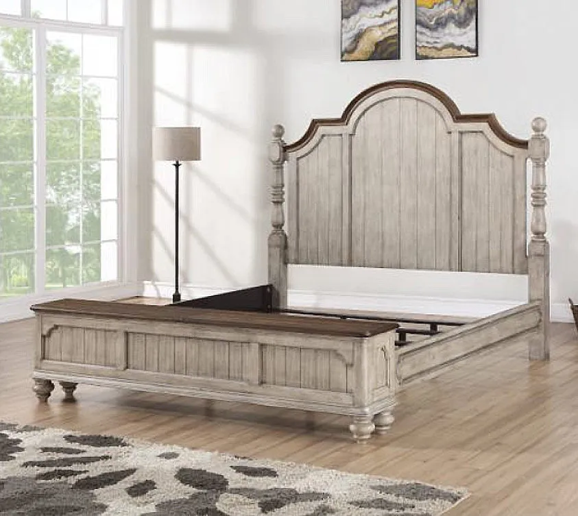 Plymouth Queen Poster Bed with Storage