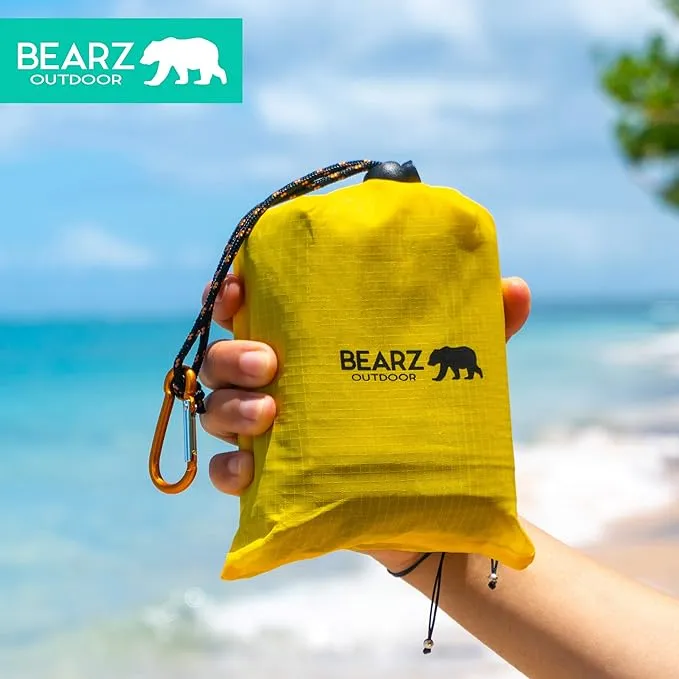 Pocket Blanket - Waterproof Picnic Blanket, Compact Travel Blanket, Picnic Blankets Waterproof Foldable Lightweight for Beach, Hiking, Festival Accessories