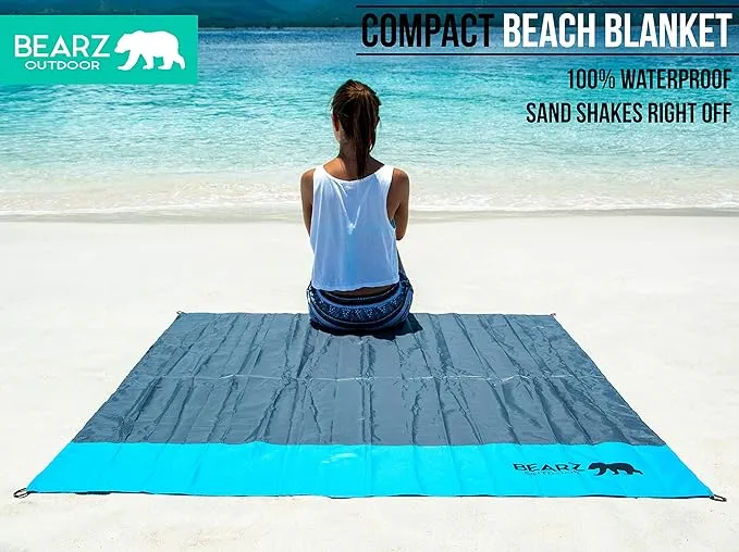 Pocket Blanket - Waterproof Picnic Blanket, Compact Travel Blanket, Picnic Blankets Waterproof Foldable Lightweight for Beach, Hiking, Festival Accessories