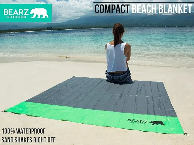 Pocket Blanket - Waterproof Picnic Blanket, Compact Travel Blanket, Picnic Blankets Waterproof Foldable Lightweight for Beach, Hiking, Festival Accessories